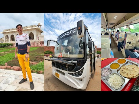 Taj Mahal Vlog তাজমহল ভ্রমণ?|Delhi To Agra by AC Luxury Tourist Bus?|Delhi Agra Tour|Agra Food Tour