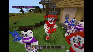 If fnaf was in Mincraft