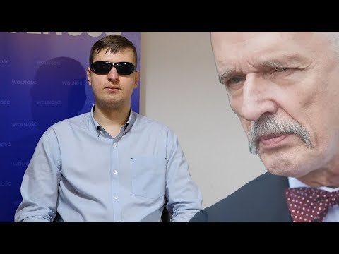 Niewidomy działacz partii