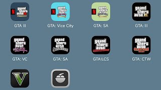 GTA 3 Remastered/Vice City/San Andreas/Grand Theft Auto III/GTA 3 Vice City/San Andreas/GTA LCS