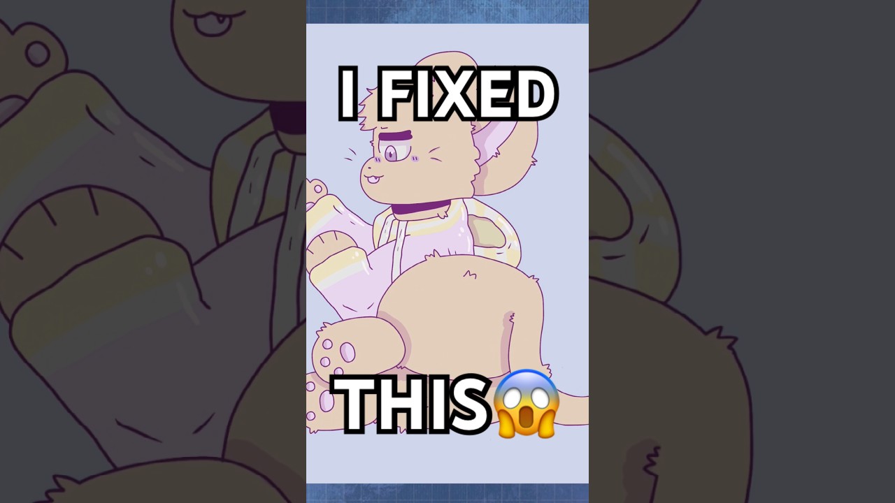 My WORST Drawing Remade?? #art #fyp #furry #drawing