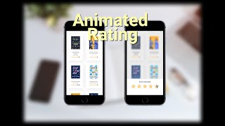 Animated Book Star Rating in React Native (Preview)