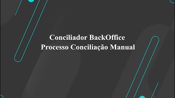 How To | SIGAFIN - CTBA940 - Conciliação Manual #TOTVS_Backoffice_Linha_Protheus