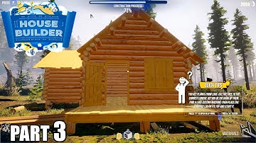 ハウスビルダー House Builder Walkthrough Gameplay Part 3 - Trapper House / PC