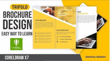 CorelDraw x7 Tutorial #6 TriFold Brochure Templates | Amazing Tips | Graphical workout.