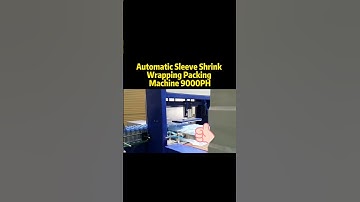 Automatic Sleeve Shrink Wrapping Packing Machine 9000PH