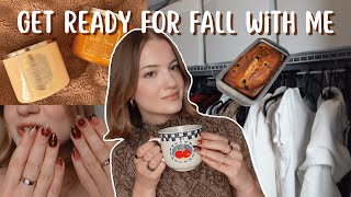 FALL RESET 🍂 candle shopping, baking, closet cleanout, fall nails etc