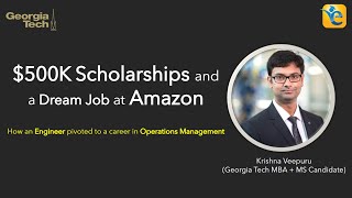 How Krishna Secured Scholarships Worth $500k | Georgia Tech MBA+MS Candidate Shares Application Tips screenshot 2