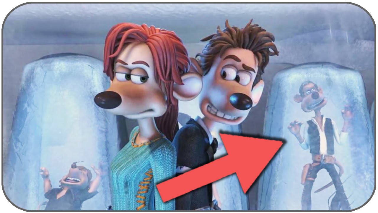 Flushed away. Смывайся Родди.