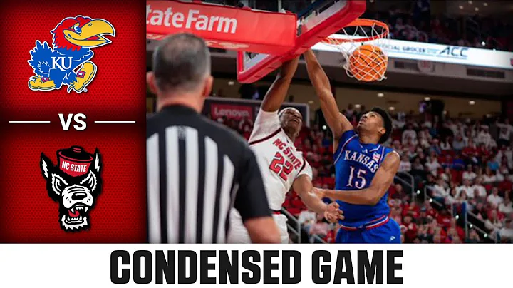 Kansas vs. NC State Condensed Game | 2025-26 ACC Men's Basketball