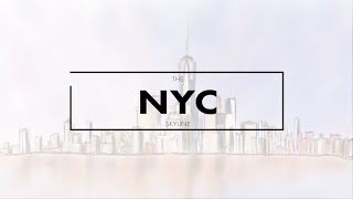 New York City Skyline | Sketch #NY #NewYork #newyorkcity #nyc #drawing #sketch #skyline #art