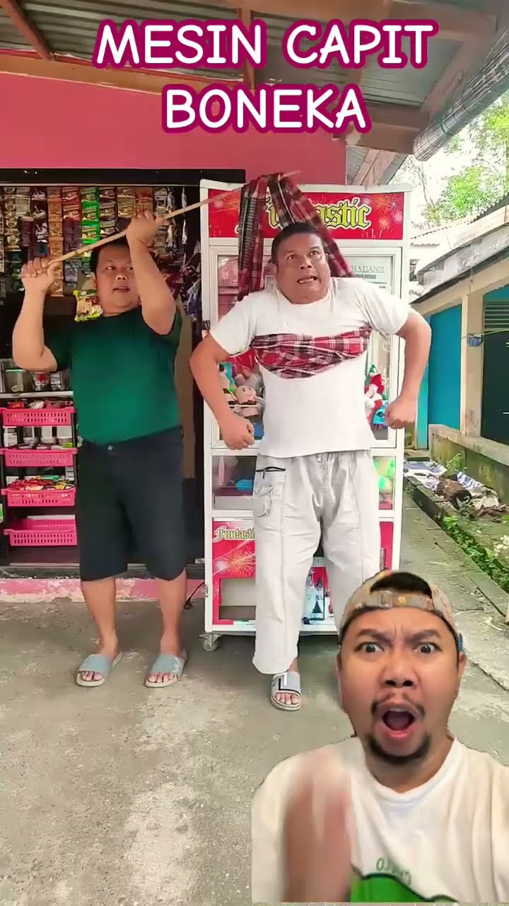 MESIN CAPIT BONEKA SALAH CAPIT!!!?? #funny #comedy #prank #lucu