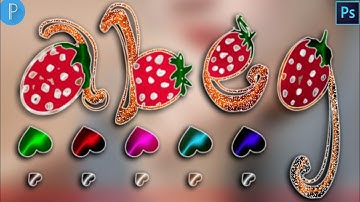 glass font editing strawberry glass font name editing how to make in pixellab