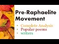 GIC प्रवक्ता I English Literature I The Pre - Raphaelites Movement Complete Analysis