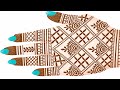 New mehndi design for back hand 2026 | simple mehndi design | easy heena mehndi | arebic mehndi 