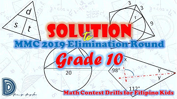 Solution to MMC 2019 Elimination Round Grade 10
