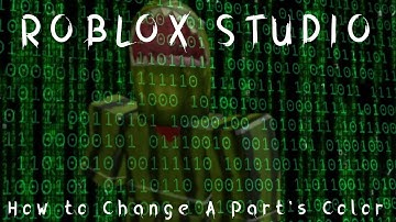 How to Change BrickColor in Roblox Studio