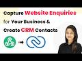 Capture Website Enquiries for Your Business and Create CRM Contacts Automatically