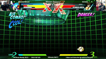 The Break #223   UMvC3 W1   @iamahwhore VS Gr1mm