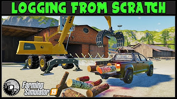 This Might Take Awhile... - Logging From Scratch 164 - Farming Simulator 2019 - FDR Logging