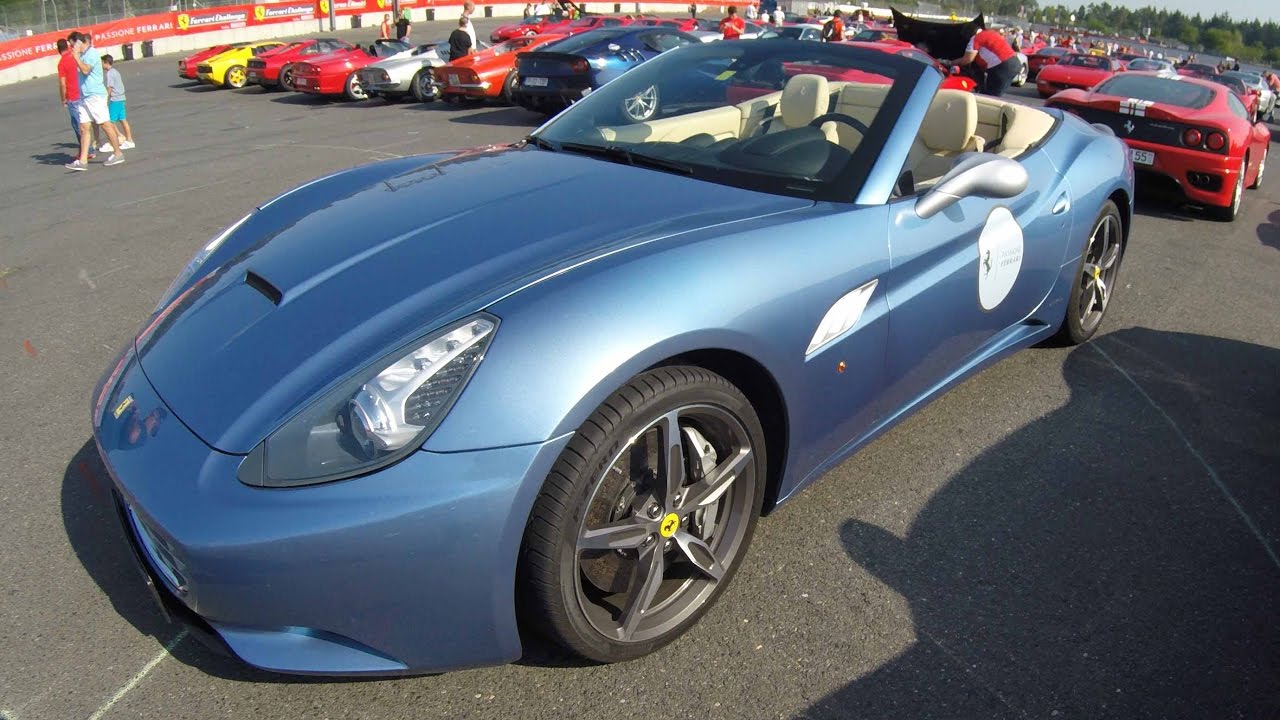 FERRARI CALIFORNIA COMPILATION 4: BLUE WHITE AND GREY COLOUR !! OPEN ...