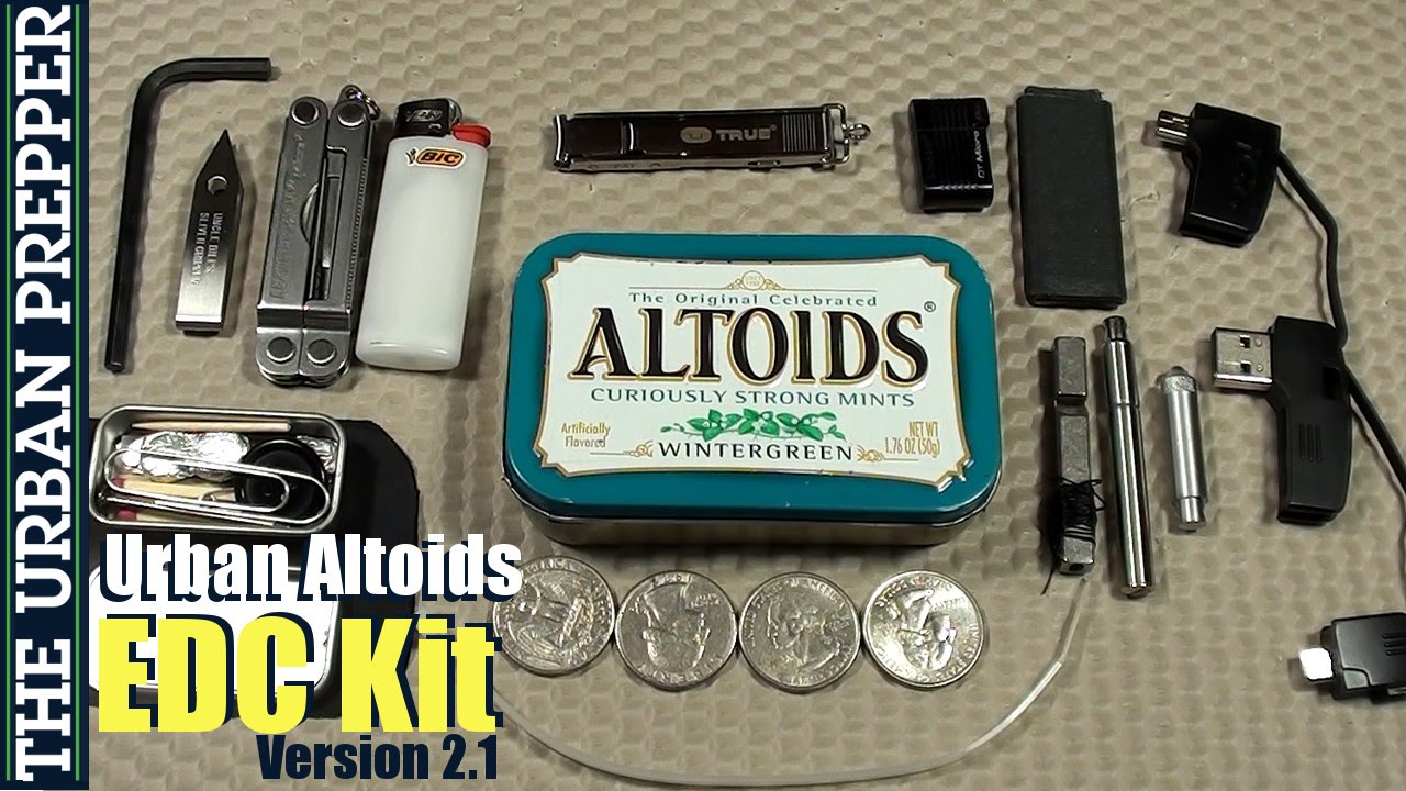 Urban Altoids EDC Tin (v2.1) by TheUrbanPrepper 