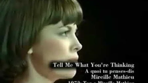 hat are you thinking about?  Say .. #mireille_mathieu  #Persian subtitle channel music video