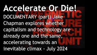 Accelerate Or Die! (part) 4th Reich Accelerationism LSD Trip, Perils Of Abandoning The Mixed Economy