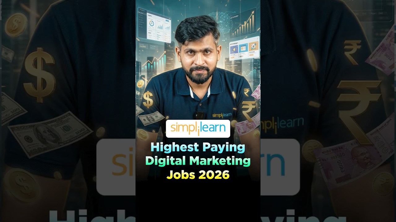 Top Digital Marketing Careers in 2026 | Find the Right Job for You | #shorts | #simplilearn