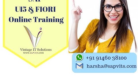 SAP UI5 and FIORI Demo Video| SAP UI5 & FIORI Online Training