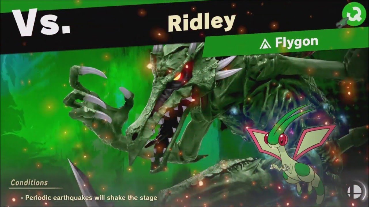 Super Smash Bros Ultimate World of Light: Ridley vs Flygon