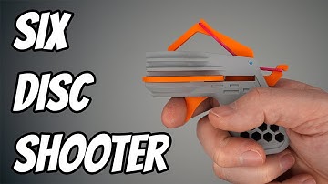 3D Printable 6-Disc Semi-Automatic Shooter