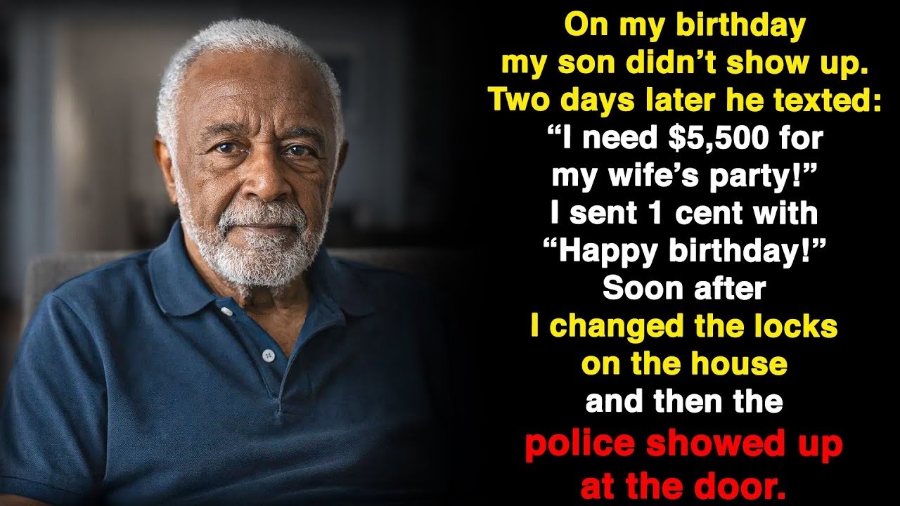 Alone on my birthday; two days later came the message that ended everything.