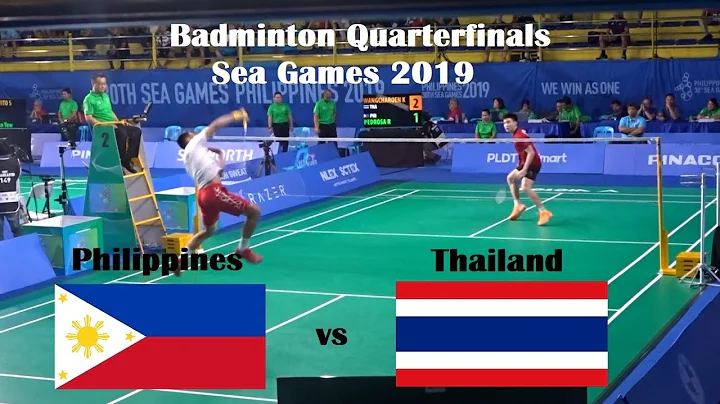Philippines vs Thailand Badminton Men's Singles Quarterfinals Sea Games - DayDayNews