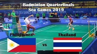 Philippines vs Thailand Badminton Men's Singles Quarterfinals Sea Games 2019