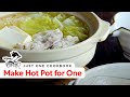 How To Make Hot Pot for One - Midnight Diner Series (Recipe) 白菜と豚肉の一人鍋の作り方 (レシピ)