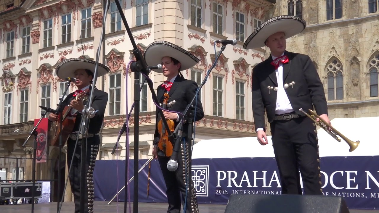 Folklorní soubor MARIACHI AZTECA - Mexiko / Fest. Praha srdce národů 2018, pá