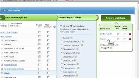 MeSH (Medical Subject Headings) via EBSCOhost Part 2 (Creighton University HSL)