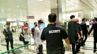 Pentagon arrival at Changi Airport 02062017