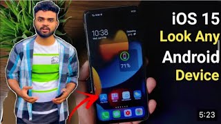 Install iOS 15.2.1 In Any Android Smart Phone || 2022 New Trick Without Root || #bskotech #ios15 screenshot 2