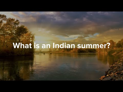 Video: Warum Heißt Der Indian Summer So?