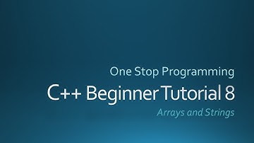 C++ Tutorial 8 (For Absolute Beginners)