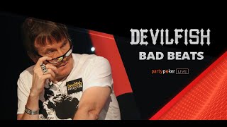 Top 5 Devilfish BAD BEATS | Poker Legends | Live Poker | partypoker