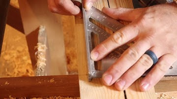 Learning To Timber Frame Made Easy Part 4: The Brace Mortise