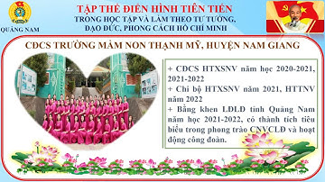 LĐLĐ Quảng Nam khen thưởng 19 tập thể điển hình tiên tiến trong học tập và làm theo gương Bác!
