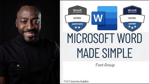 Day 2 - Microsoft Word Font Group Explained | Formatting Text Like a Pro