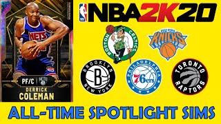 NBA 2K20 MyTeam All-Time Spotlight Sims Atlantic Division Tips and Tricks