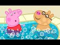 Peppa Pig Goes Swimming At The Waterpark