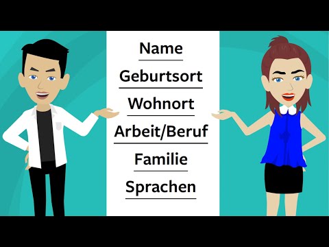 Prüfung B1 Sich vorstellen | Mündliche Prüfung (G.A.S.T - DTZ - ÖSD) | Deutsch lernen