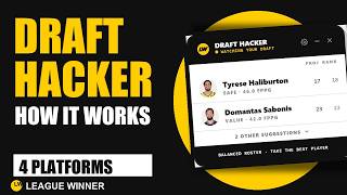 How to Use Draft Hacker: Live Fantasy Basketball Draft Assistant (ESPN, Yahoo, Sleeper, Fantrax)